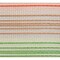 10" Wide Vertical Strip Mesh: Lime, Natural & Orange (10 Yards)